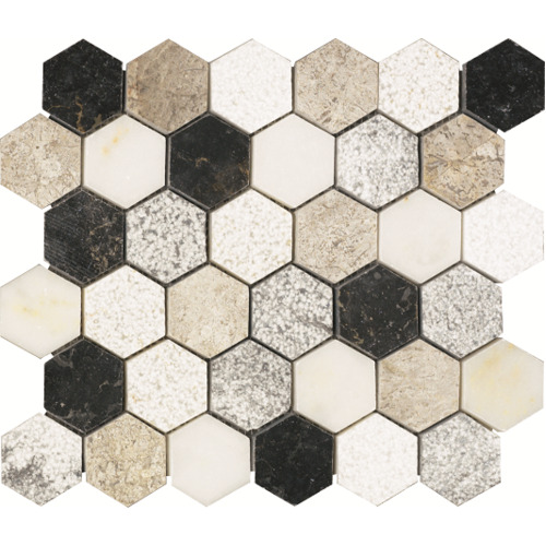 186888 - Soul Natural Stone Hexagonal Mosaic