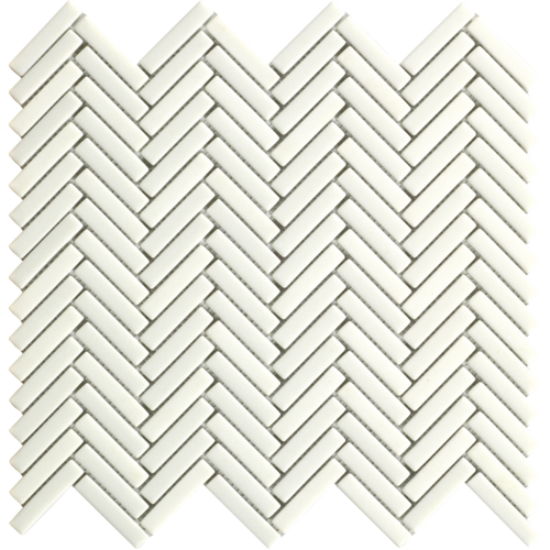182103- Sticks White Herringbone Mosaic